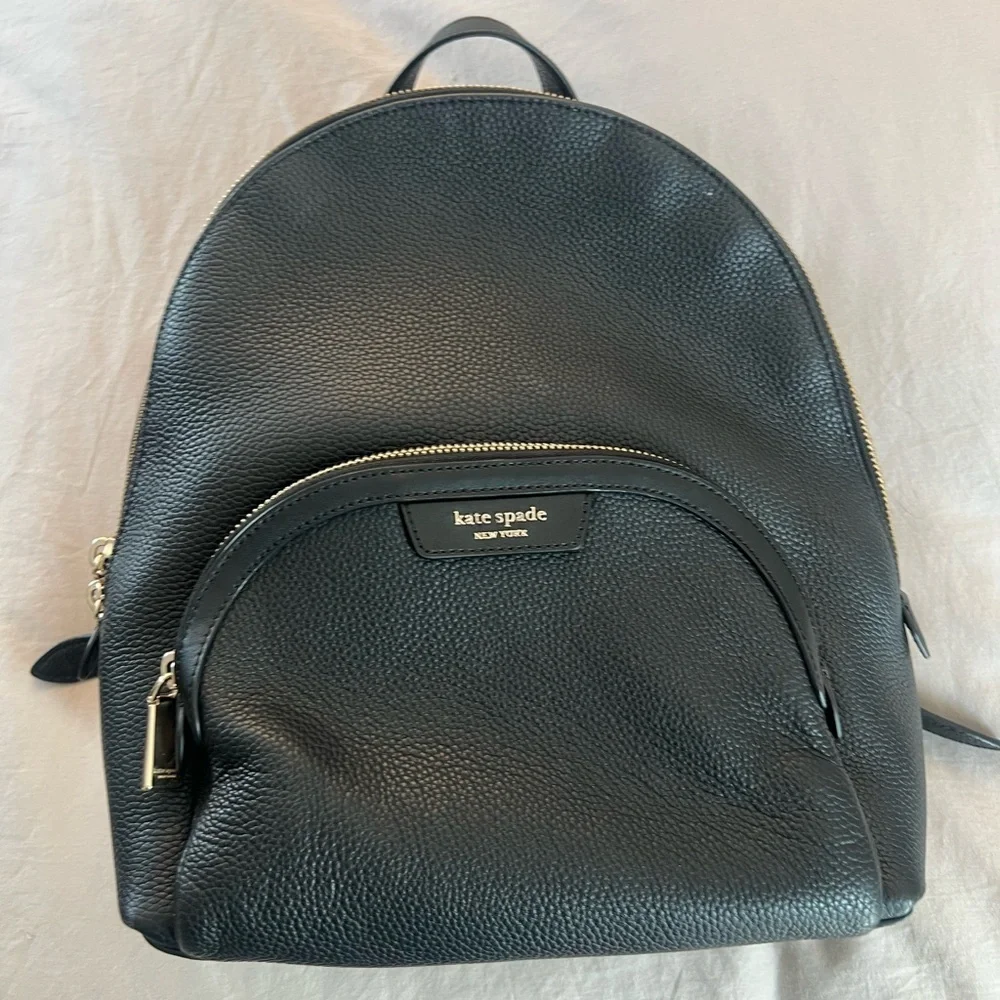 Kate spade pebble leather backpack-EUC